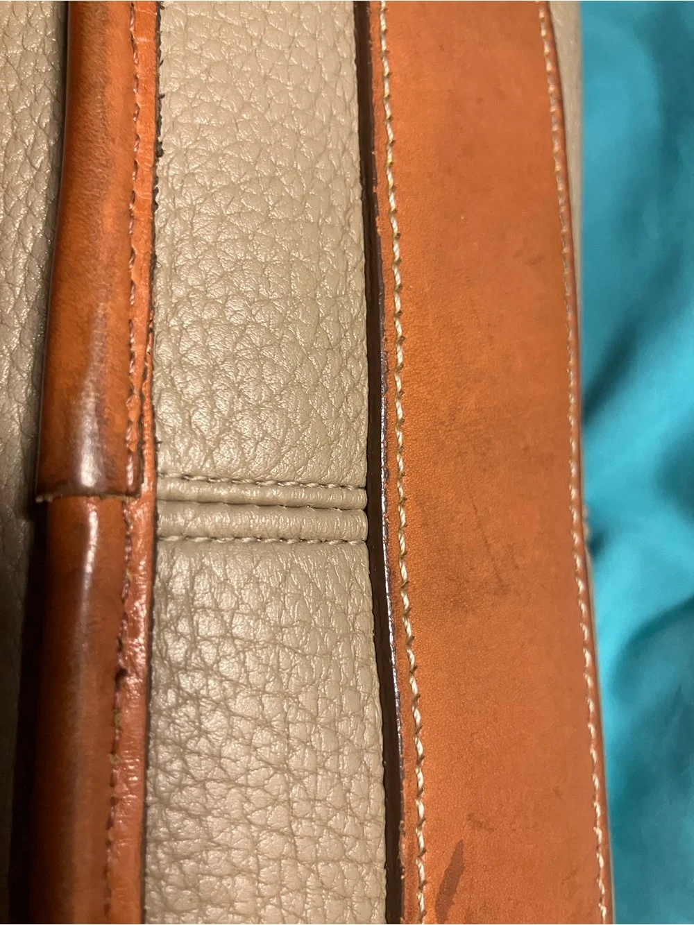 Vintage 80s Dooney & Bourke Over-Under Equestrian Crossbody